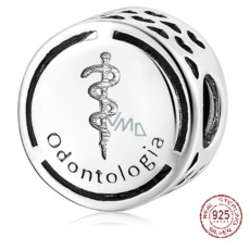 Šarm Striebro 925 Zubné korálky na náramku