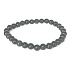 Zafírový náramok elastický prírodný kameň, guľôčka 6 mm / 16 - 17 cm, kameň múdrosti, pravdy a intuície