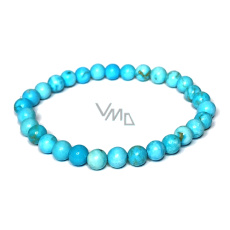 Tyrkenitový náramok elastický prírodný kameň, korálik 6 mm / 16-17 cm, kameň mladých ľudí, ktorí hľadajú životný cieľ Tyrkenitový náramok elastický prírodný kameň, korálik 6 mm / 16-17 cm, kameň mladých ľudí, ktorí hľadajú životný cieľ