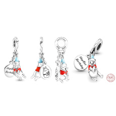 Striebro 925 Disney Medvedík Pú - Narodeniny Medvedík Pú, narodeninový náramok 2v1 Striebro 925 Disney Medvedík Pú - Narodeniny Medvedík Pú, narodeninový náramok 2v1