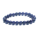Čaroit / Čaroit náramok elastický prírodný kameň, guľôčka 8 mm / 16 -17 cm, magický, zázrak z Jakutska