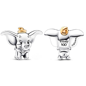 Prívesok Striebro 925 Disney 100. výročie Dumbo Sloník Korálkový náramok Rozprávka