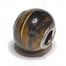 Tigrie oko prívesok okrúhly prírodný kameň 14 mm, otvor 4,2 mm 1 kus, kameň slnka a zeme, prináša šťastie a bohatstvo Tigrie oko prívesok okrúhly prírodný kameň 14 mm, otvor 4,2 mm 1 kus, kameň slnka a zeme, prináša šťastie a bohatstvo