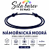 Šňůrkový náramek Síla barev – Námořnická modrá | Symbol stability, důvěry a odvahy | nastavitelný 16 - 30 cm