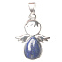 Lapis Lazuli Anjel strážca prívesok prírodný kameň 3,5 x 2,5 mm, kameň harmónie