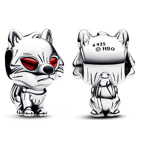 Prívesok Striebro 925 Hra o tróny Duch Korálik - Duch Direwolf, Náramok Korálik, Film