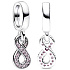 Prívesok zo striebra 925 Sparkling Infinity Charm - Nekonečno, prívesok na náramok symbol
