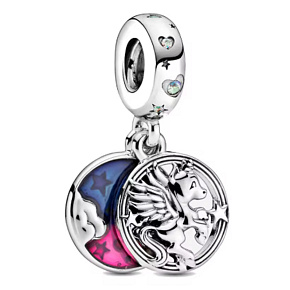 Charm Jednorožec kouzelný 2v1, přívěsek na náramek zvíře Charm Jednorožec kouzelný 2v1, přívěsek na náramek zvíře