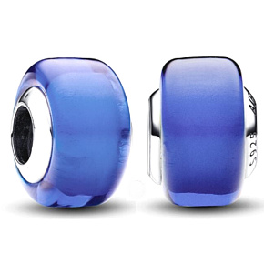 Prívesok Striebro 925 Modré korálky z muránskeho skla na náramku symbol