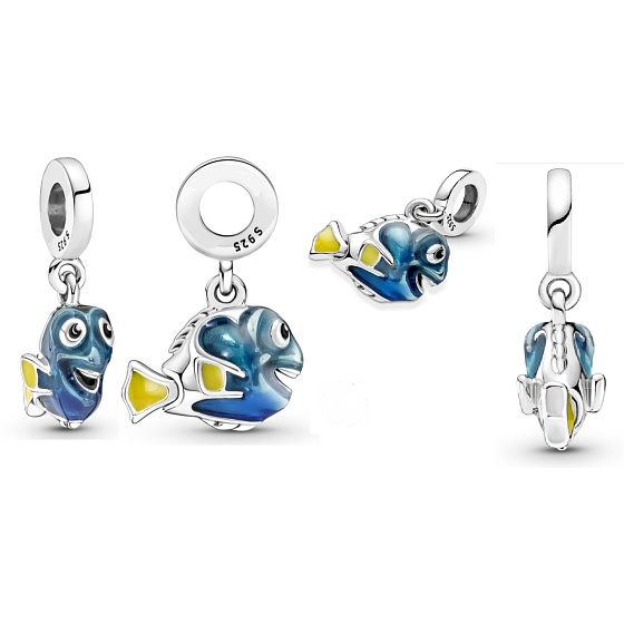 Prívesok zo striebra 925 Disney Hľadá sa Nemo - Dory, náramok
