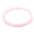 Náramok Rosie elastický prírodný kameň, gulička 4 mm / 15 cm, pre deti, kameň lásky