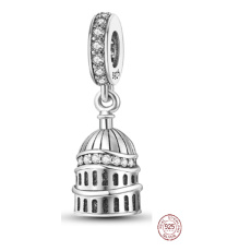 Striebro 925 London St. Pavla, cestovný náramok s príveskom Striebro 925 London St. Pavla, cestovný náramok s príveskom