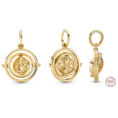 Striebro 925 Harry Potter - Obracač času, prívesok na náramok