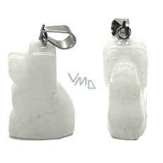 Prívesok Quartz Dog prírodný kameň, ručne brúsená figúrka 1,8 x 2,5 x 8 mm, najdokonalejší liečiteľ Prívesok Quartz Dog prírodný kameň, ručne brúsená figúrka 1,8 x 2,5 x 8 mm, najdokonalejší liečiteľ