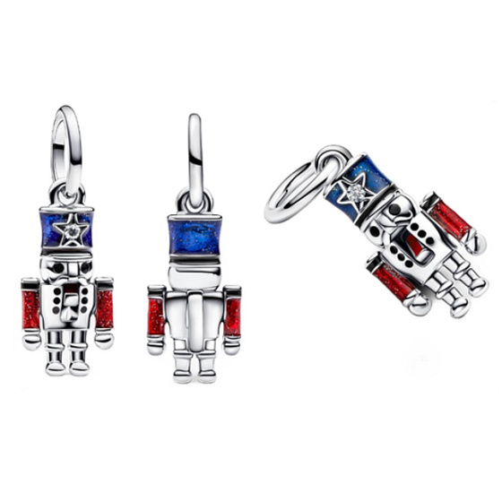 Charm Louskáček - Symbol odvahy a Vánoc, přívěsek na náramek vánoce