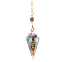 Orgonitový amulet, kyvadlový generátor energie 7 čakier 1 kus