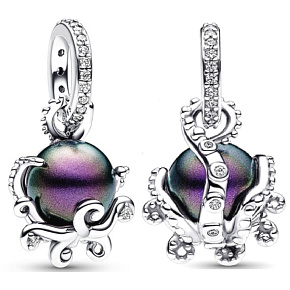 Striebro 925 Disney Malá morská víla - Uršula, prívesok na náramok