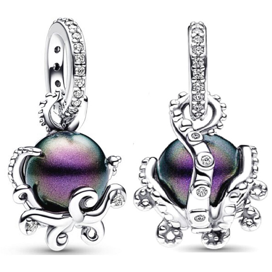 Striebro 925 Disney Malá morská víla - Uršula, prívesok na náramok