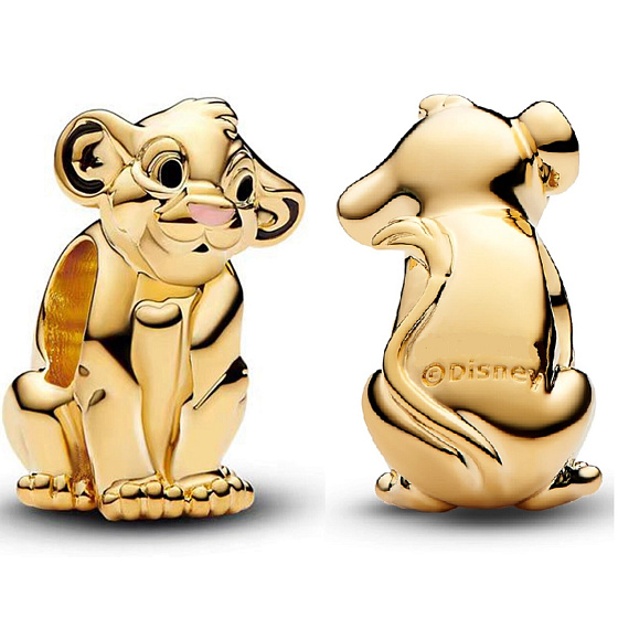 Prívesok Striebro 925 Disney Leví kráľ Simba, korálik na náramku zviera