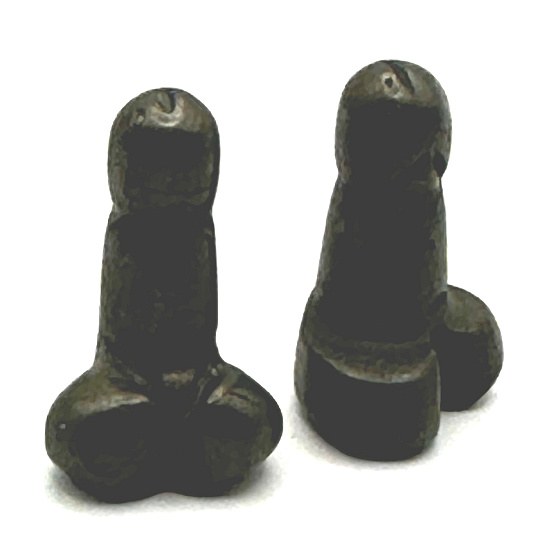 Pyrit Penis pre šťastie, prírodný kameň na stavbu cca 3 cm, majster sebadôvery a hojnosti