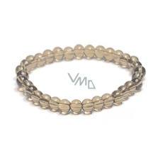 Kremenný dymový náramok elastický prírodný kameň, guľôčka 6 mm / 16 -17 cm, najdokonalejší liečiteľ Kremenný dymový náramok elastický prírodný kameň, guľôčka 6 mm / 16 -17 cm, najdokonalejší liečiteľ