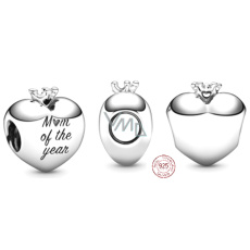 Prívesok Striebro 925 Srdce Mamička roka, korálik na náramku rodina Prívesok Striebro 925 Srdce Mamička roka, korálik na náramku rodina