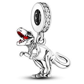 Strieborný prívesok 925 Dinosaurus Tyranosaurus - Rex, prívesok na náramok