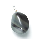 Obsidián Dúhový tromlovaný prívesok prírodný kameň, 2,2 - 3 cm, 1 kus, kameň spásy