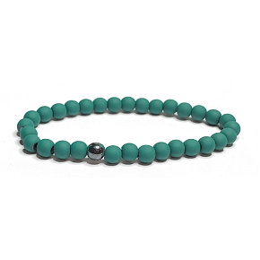 Hematit pogumovaný náramok elastický prírodný kameň, guľôčka 6 mm / 16 - 17 cm, zdravý krvný kameň Hematit pogumovaný náramok elastický prírodný kameň, guľôčka 6 mm / 16 - 17 cm, zdravý krvný kameň