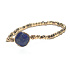 Lapis Lazuli náramok elastický ornament prírodný kameň15 mm / 16-17 cm, kameň harmónie