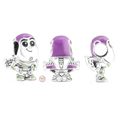 Prívesok Striebro 925 Disney Pixar Buzz Lightyear, korálik na náramku film