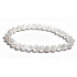 Krištáľový náramok Elastický prírodný kameň, korálik 6 mm / 16 - 17 cm, Kamene