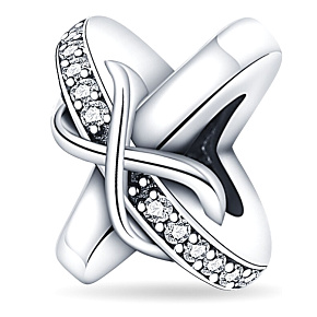 Strieborný náramok s korálkami symbol nekonečna 925 Strieborný náramok s korálkami symbol nekonečna 925