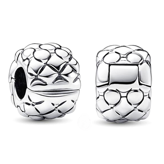 Šarm Striebro 925 Studs zátka, klip korálek na šťastie náramok