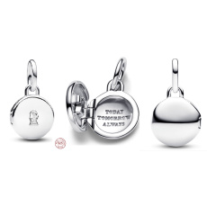 Prívesok strieborný 925 medailón kľúč, prívesok náramok láska