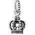 Striebro 925 Royal Crown - Ušľachtilý lesk, prívesok na náramok symbol