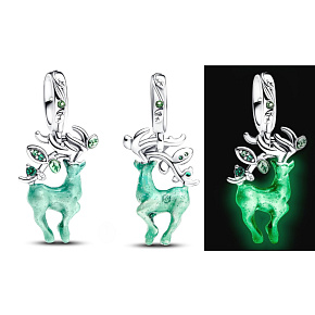 Strieborný prívesok 925 King of Glory Yaolin Deer, přívěsek na náramek, hra