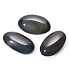 Obsidián čierny mydlový prírodný kameň cca 8 x 6 cm 1 kus, záchranný kameň