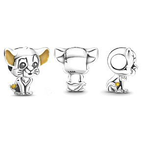 Prívesok Striebro 925 Disney Leví kráľ - Simba, korálik na náramok film