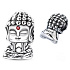 Charm Sterlingové stříbro 925 Duchovní symbol, Buddha – klid mysli, ochrana a vnitřní síla, korálek na náramek
