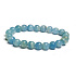 Kalcit multi sky blue argentínsky náramok elastický prírodný kameň, guľôčka 8 mm / 16-17 cm, kameň intuície