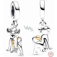 Prívesok Striebro 925 Disney 100. výročie, Leví kráľ - Simba, prívesok na náramok Prívesok Striebro 925 Disney 100. výročie, Leví kráľ - Simba, prívesok na náramok