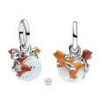 Charm Sterlingové stříbro 925 Disney Rychlá rota, Chip & Dale, přívěsek na náramek film