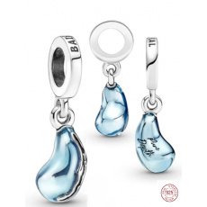 Striebro 925 Bajkalské jazero, cestovný náramok prívesok