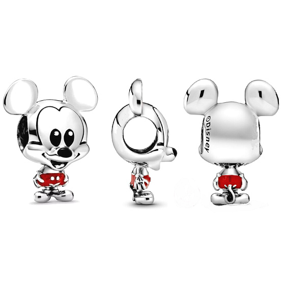 Prívesok Striebro 925 Disney Mickey Mouse, korálik na náramok
