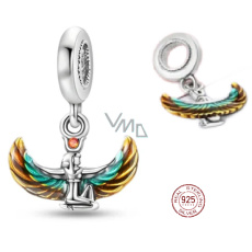 Charm Striebro 925 Egyptskej bohyne, prívesok na náramok cestovanie Charm Striebro 925 Egyptskej bohyne, prívesok na náramok cestovanie
