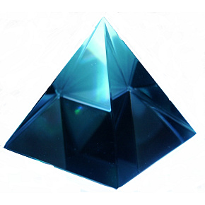 Sklenená pyramída 10 cm