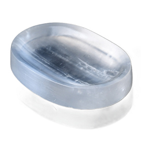 Selenitová vyrezávaná miska z prírodného kameňa oválna 45 - 50 g, 45 - 50 x 70 - 75 mm, anjelská energia