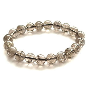 Azeztulitový náramok Asai 10 - 11 mm / 16 - 17 cm, vysokofrekvenčná energia Azeztulitový náramok Asai 10 - 11 mm / 16 - 17 cm, vysokofrekvenčná energia