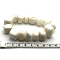 Scolecite náramok elastický z prírodného kameňa, kamienok cca 1 cm, 6 mm / 16 - 17 cm, očistný kameň